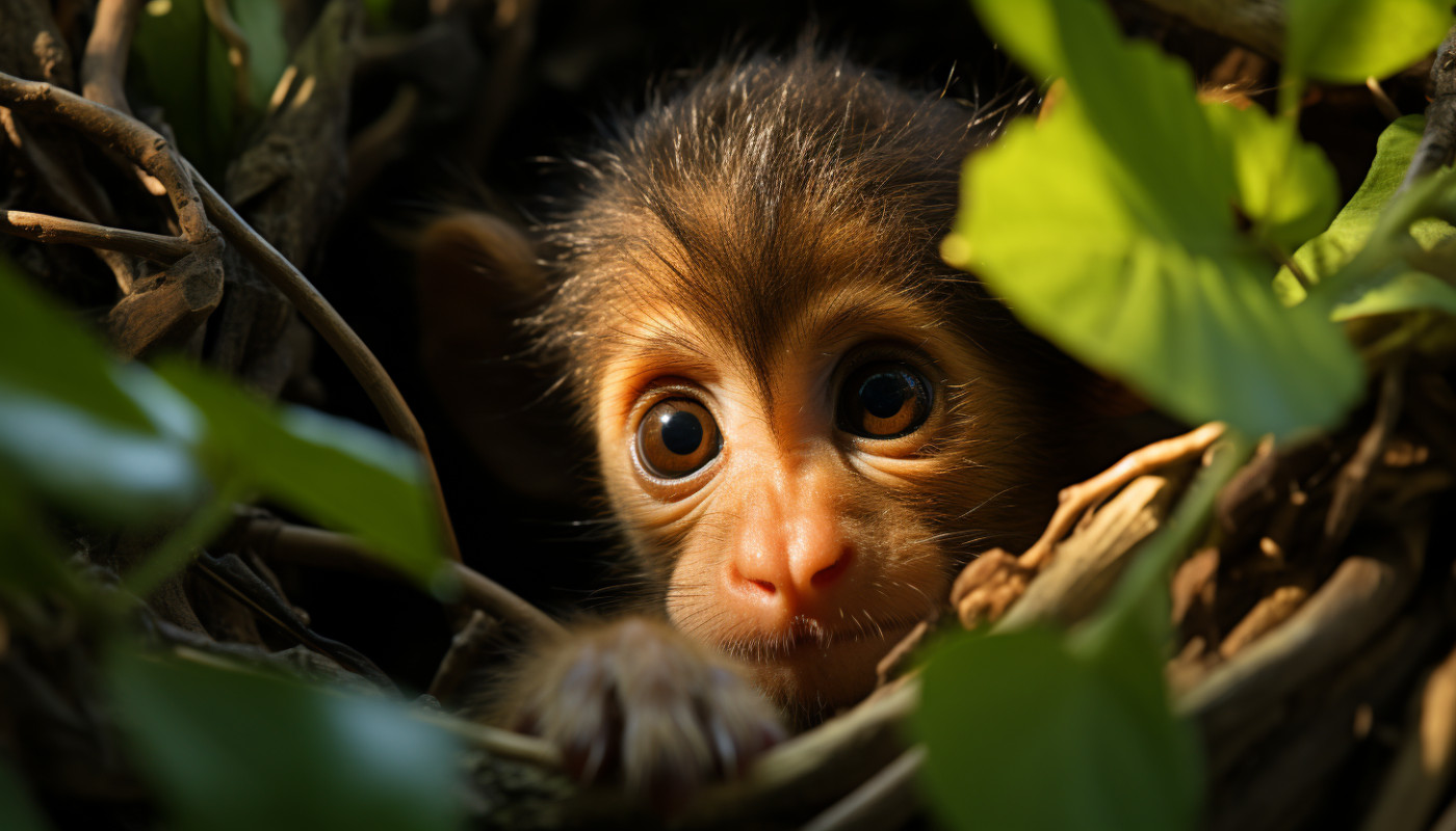 La vida secreta de los monos en la selva tropical
